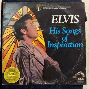 Elvis Vinyl Record - His Songs of Inspiration